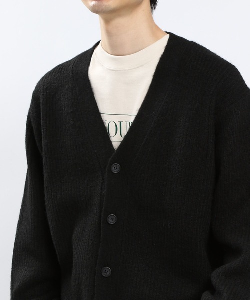 GLOBAL WORK Smile Seed Store(グローバルワーク スマイルシードストア)の「ストレッチブークレVネックカーディガン/907906(カーディガン/ボレロ・メンズ・ライトグレー/グレー/アイボリー/ブラック・MEDIUM/SMALL/LARGE/X-LARGE)」の14枚目の写真