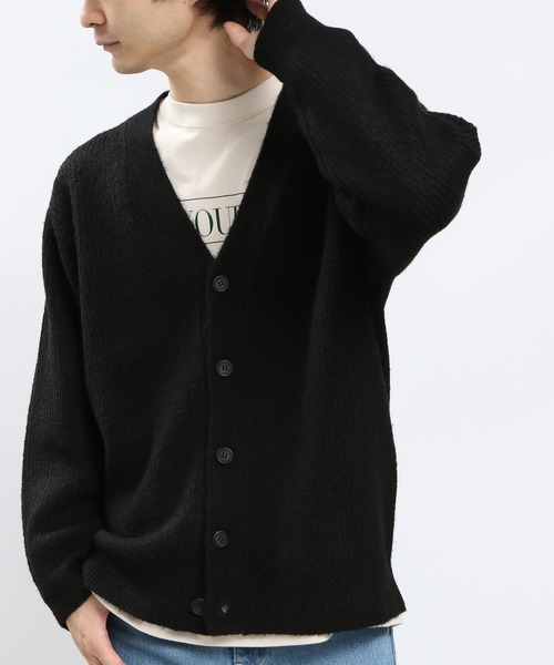 GLOBAL WORK Smile Seed Store(グローバルワーク スマイルシードストア)の「ストレッチブークレVネックカーディガン/907906(カーディガン/ボレロ・メンズ・ライトグレー/グレー/アイボリー/ブラック・MEDIUM/SMALL/LARGE/X-LARGE)」の13枚目の写真