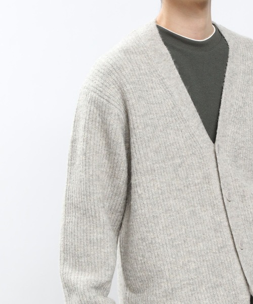 GLOBAL WORK Smile Seed Store(グローバルワーク スマイルシードストア)の「ストレッチブークレVネックカーディガン/907906(カーディガン/ボレロ・メンズ・ライトグレー/グレー/アイボリー/ブラック・MEDIUM/SMALL/LARGE/X-LARGE)」の20枚目の写真