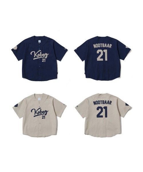 KEBOZ（ケボズ）の「【KIDS】 NOOTBAAR×KEBOZ BASEBALL SHIRT（シャツ  