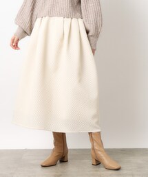 OPAQUE.CLIP | ぽこぽこジャカードコクーンスカート【洗濯機洗い可】(スカート)