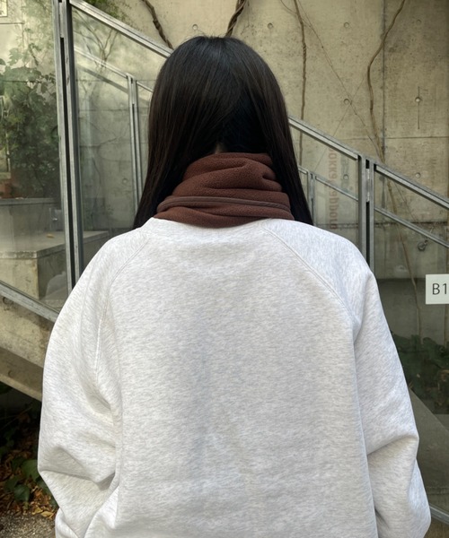 PEAK■ボアフリース マフラー■送料込 セール】ポケット付きフリースマフラー（マフラー）｜BROKEN