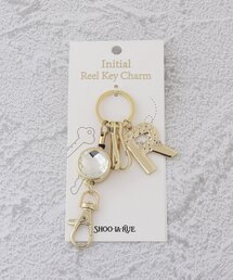 ◆【イニシャル】リール付きキーチャーム