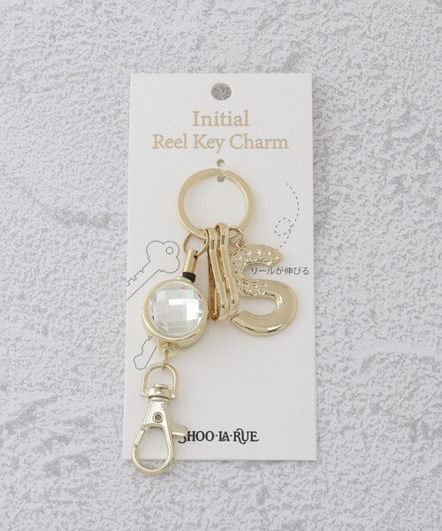 SHOO・LA・RUE（シューラルー）の「◆【イニシャル】リール付きキーチャーム（チャーム・レディース・ゴールド系/ゴールド系1/ゴールド系4/ゴールド系5/ゴールド系2/ゴールド系3・00）」の6枚目の写真