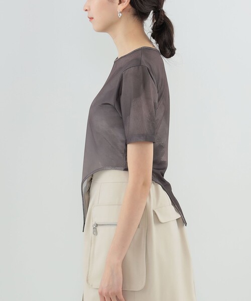 Ray BEAMS（レイビームス）の「Ray BEAMS / プリント ボディスーツ Tシャツ（Tシャツ/カットソー・レディース・ブルー/グレー・ONE SIZE）」の22枚目の写真