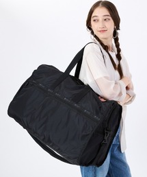 LeSportsacレスポートサック　黒 ナイロン 旅行ボストンバッグ 大 新品 LeSportsac レスポートサック 旅行用 ボストンバッグ 黒