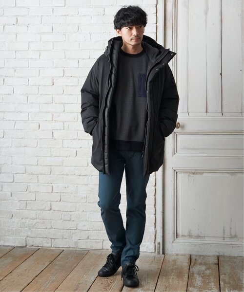 ikka(イッカ)の「ヘリンボン裏起毛プルオーバー(スウェット・メンズ・ネイビー/ブラック/オリーブ・XL/M/L/S)」の11枚目の写真