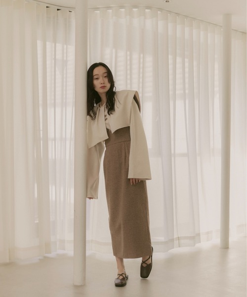 moi tytto（モイテュット）の「2way襟付きポンチトップス（その他トップス・レディース・ベージュ/ナチュラル・FREE）」の6枚目の写真