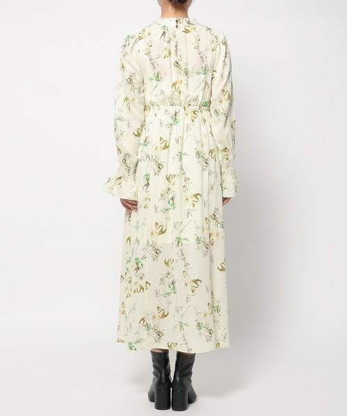 mysty woman（ミスティウーマン）の「フェザーキャミSET花ワンピース　995413（ワンピース・レディース・ライトイエロー/ブラック/アイボリー・FREE）」の12枚目の写真