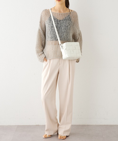 IACUCCI（イアクッチ）の「ベルタ S CERVO（ショルダーバッグ・レディース・ホワイト/キャメル/ミント/サンドベージュ/ライトグレー/ブルー・FREE）」の15枚目の写真