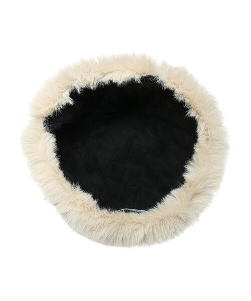 Green　Parks（グリーンパークス）の「・リボンフライトキャップ（キャップ・レディース・オフホワイト/ライトグリーン/ブラック/モカ・FREE）」の13枚目の写真