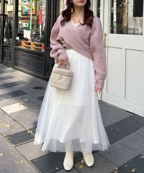 INGNI（イング）の「リブクロスニット（ニット/セーター）」 - WEAR
