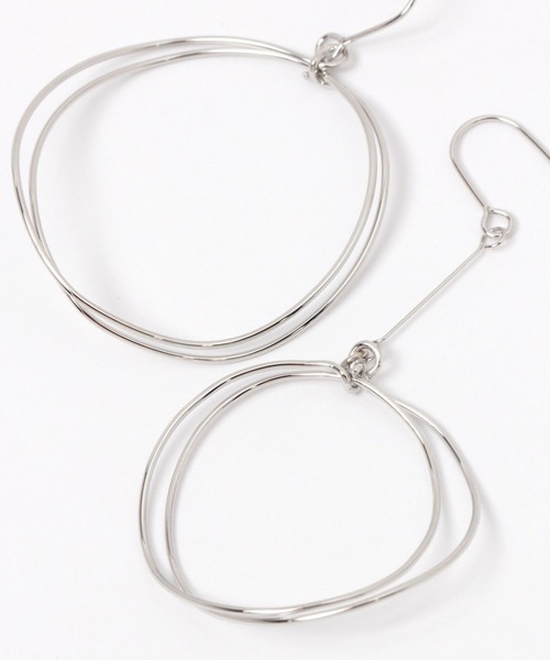 studio CLIP（スタディオクリップ）の「雫輪っかピアス（ピアス（両耳用）・レディース・その他1/その他2・FREE）」の4枚目の写真