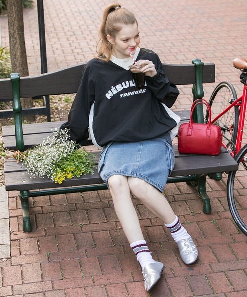 BONLECILL（ボンルシール）の「2Wayスリットリボンシューズ/バブーシュ（パンプス・レディース・オフホワイト/ゴールド/シルバー/ブラック・M/S/L）」の7枚目の写真