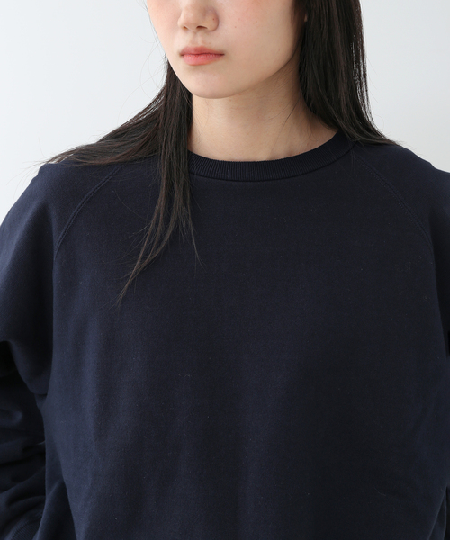 UNFOLLOW(アンフォロー)の「【FOLL / フォル】two side hardyarn sweat crew(Tシャツ/カットソー・メンズ・ネイビー・2)」の8枚目の写真