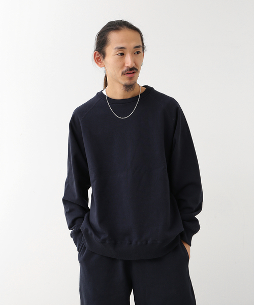 UNFOLLOW(アンフォロー)の「【FOLL / フォル】two side hardyarn sweat crew(Tシャツ/カットソー・メンズ・ネイビー・2)」の10枚目の写真