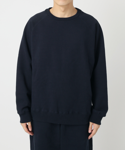 UNFOLLOW(アンフォロー)の「【FOLL / フォル】two side hardyarn sweat crew(Tシャツ/カットソー・メンズ・ネイビー・2)」の2枚目の写真