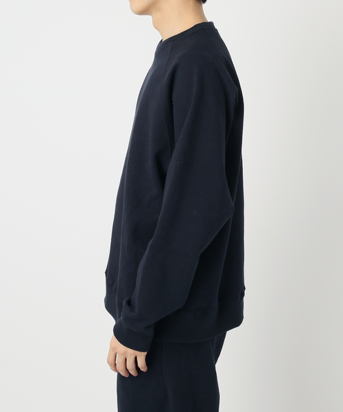 UNFOLLOW(アンフォロー)の「【FOLL / フォル】two side hardyarn sweat crew(Tシャツ/カットソー・メンズ・ネイビー・2)」の3枚目の写真
