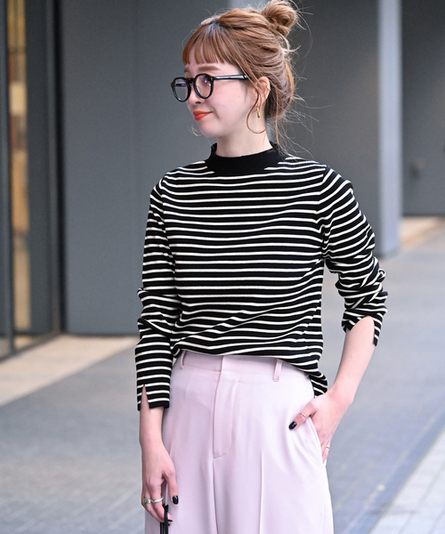 B.C STOCK（ベーセーストック）の「《追加》ソウバリ長袖ハイゲージニット（ニット/セーター・レディース・グレー/ブラック系その他・FREE）」の16枚目の写真