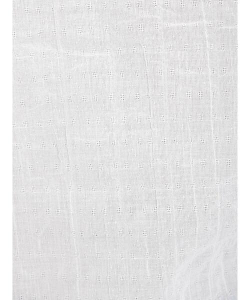 Samansa Mos2（サマンサ モスモス）の「シャーリングレースピンタックブラウス（シャツ/ブラウス・レディース・キナリ/オフホワイト/ブラック・F）」の12枚目の写真