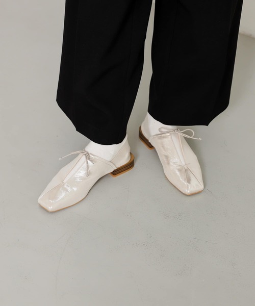 セール】スクエアトゥレースアップシューズ（その他シューズ）｜SENSE