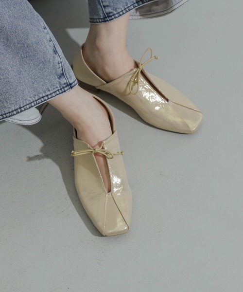 セール】スクエアトゥレースアップシューズ（その他シューズ）｜SENSE