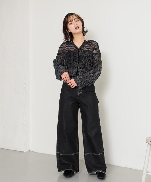 SENSE OF PLACE by URBAN RESEARCH（センスオブプレイスバイアーバンリサーチ）の「スクエアトゥレースアップシューズ（その他シューズ・レディース・シルバー/ブラック/ゴールド・SMALL/MEDIUM/LARGE）」の11枚目の写真