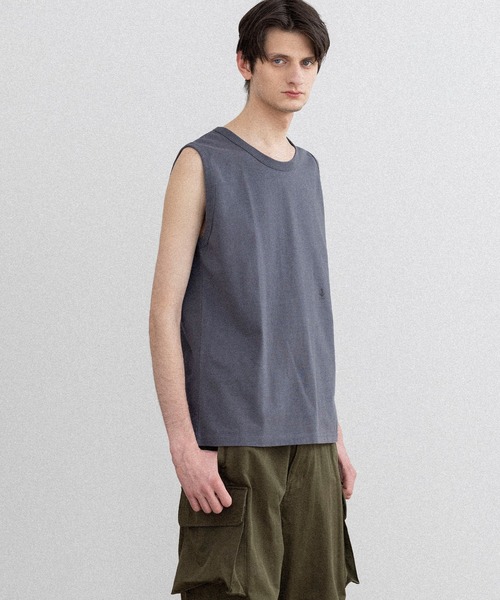 FIDELITY（フィデリティ）の「ANCHOR TANK TOP / タンクトップ（タンクトップ・メンズ・オフホワイト/グレー/ブラック・X-LARGE/LARGE/MEDIUM）」の5枚目の写真