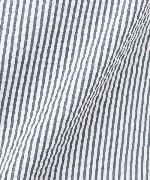 NOLLEY'S goodman（ノーリーズグッドマン）の「《セットアップ対応》【WORK ABOUT】COOLMAX サッカーシャツジャケット（シャツ/ブラウス・メンズ・ホワイト系その他/ブルー系その他・S/M/L）」の11枚目の写真