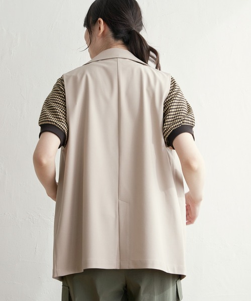 ikka(イッカ)の「【親子コーデ】テーラードジレ(ベスト・レディース・ブラック/ベージュ・M/L/S)」の22枚目の写真