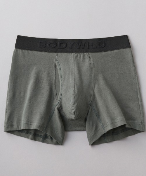 BODY WILD(ボディーワイルド)の「BODYWILD/ボディワイルド ボクサーパンツ オーガニックコットン(ボクサーパンツ・メンズ・レッド/ネイビー/ブラック/ブルーグリーン/チャコールグレー・LARGE/X-LARGE/MEDIUM)」の18枚目の写真