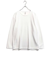 ハニカムワッフルジャージ / クルーネック ロンTee（長袖）