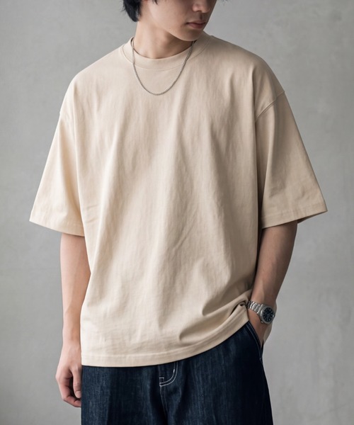 HEAVYWEIGHT COLLECTIONS（ヘビーウェイトコレクションズ）の「【T18】【Heavyweight Collections/ヘビーウェイト コレクションズ】THE ORIGINAL-CLASSIC FIT HEAVY WEIGHT T-SHIRTS（Tシャツ/カットソー・レディース・ベージュ/オレンジ/マルーン/ブラック/イエロー/ネイビー・MEDIUM/LARGE/X-LARGE/SMALL）」の3枚目の写真