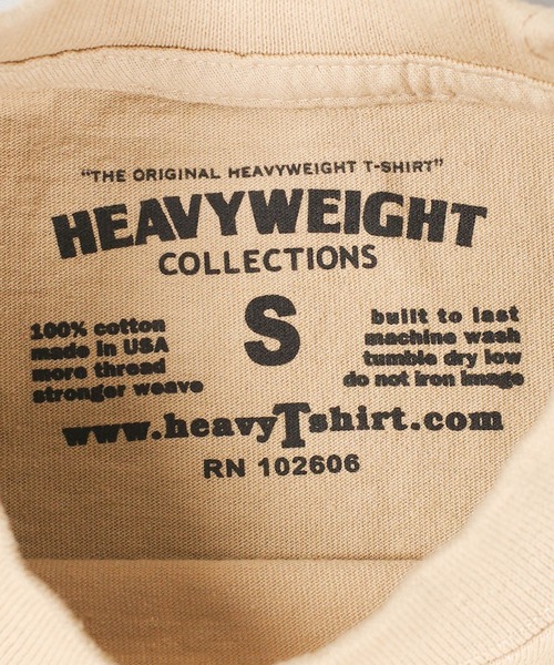 HEAVYWEIGHT COLLECTIONS（ヘビーウェイトコレクションズ）の「【T18】【Heavyweight Collections/ヘビーウェイト コレクションズ】THE ORIGINAL-CLASSIC FIT HEAVY WEIGHT T-SHIRTS（Tシャツ/カットソー・レディース・ベージュ/オレンジ/マルーン/ブラック/イエロー/ネイビー・MEDIUM/LARGE/X-LARGE/SMALL）」の10枚目の写真