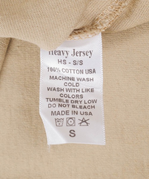 HEAVYWEIGHT COLLECTIONS（ヘビーウェイトコレクションズ）の「【T18】【Heavyweight Collections/ヘビーウェイト コレクションズ】THE ORIGINAL-CLASSIC FIT HEAVY WEIGHT T-SHIRTS（Tシャツ/カットソー・レディース・ベージュ/オレンジ/マルーン/ブラック/イエロー/ネイビー・MEDIUM/LARGE/X-LARGE/SMALL）」の9枚目の写真