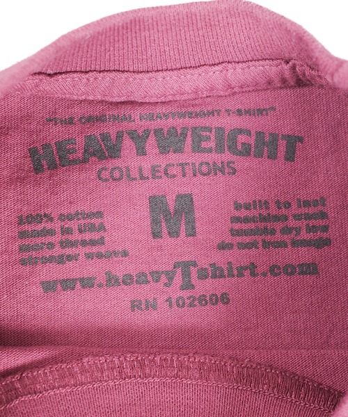 HEAVYWEIGHT COLLECTIONS（ヘビーウェイトコレクションズ）の「【T18】【Heavyweight Collections/ヘビーウェイト コレクションズ】THE ORIGINAL-CLASSIC FIT HEAVY WEIGHT T-SHIRTS（Tシャツ/カットソー・レディース・ベージュ/オレンジ/マルーン/ブラック/イエロー/ネイビー・MEDIUM/LARGE/X-LARGE/SMALL）」の20枚目の写真