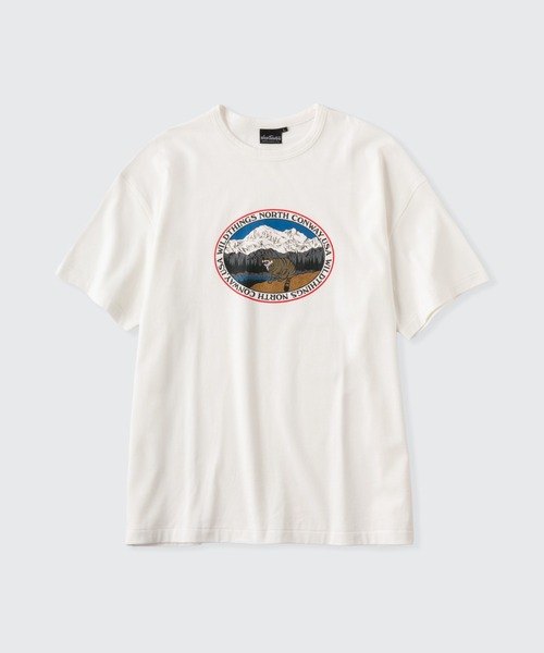 WILD THINGS(ワイルドシングス)の「【WILDTHINGS/ワイルドシングス】 デナリキャット | DENALI CAT(Tシャツ/カットソー・メンズ・グリーン/ホワイト/イエロー/チャコールグレー・S/M/L/XL/XS)」の2枚目の写真