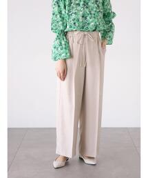 Te chichi TERRASSE | 【イージーケア】ウエストリボンストレートパンツ(その他パンツ)