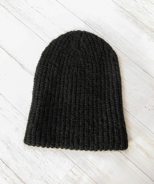 Odds(オッズ)の「モヘアワッチ MOHAIR WATCH 23’ 6232038 od233-0101 odds(ニットキャップ/ビーニー・レディース・グレー/ブラック・FREE)」の5枚目の写真