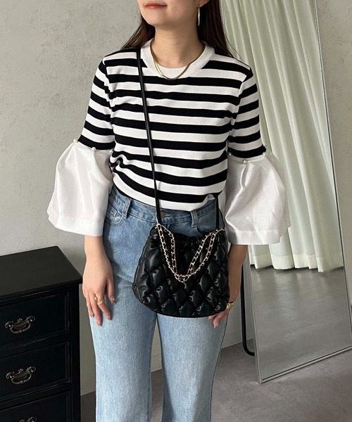 prose verse（プロズヴェール）の「パールフレアスリーブ切替