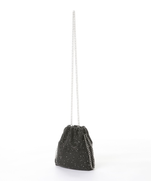 Heather(ヘザー)の「2WAYラインストーンBAG 110529(ショルダーバッグ・レディース・ブラック/シルバー・ONE SIZE)」の5枚目の写真