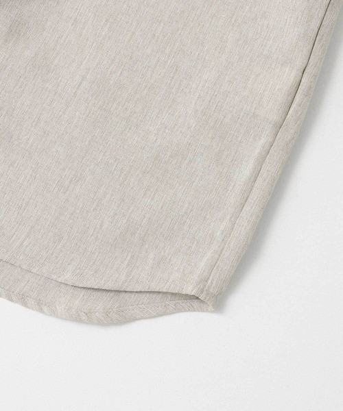 ITEMS URBANRESEARCH（アイテムズ アーバンリサーチ）の「ミックスカラー ポリトロレギュラーカラーシャツ（シャツ/ブラウス・メンズ・ライトブルー/グレー/ベージュ/ライトカーキ・MEDIUM/LARGE）」の9枚目の写真