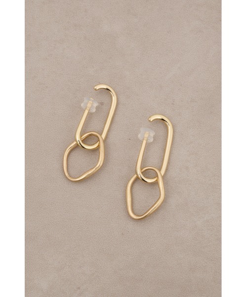 AZUL by moussy(アズールバイマウジー)の「マルチウェイリンクサークルイヤーカフ(ピアス(両耳用)・レディース・ゴールド系その他/シルバー・FREE)」の12枚目の写真