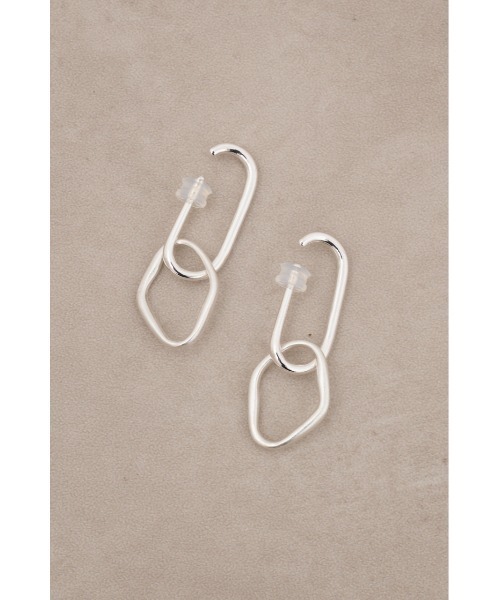 AZUL by moussy(アズールバイマウジー)の「マルチウェイリンクサークルイヤーカフ(ピアス(両耳用)・レディース・ゴールド系その他/シルバー・FREE)」の5枚目の写真