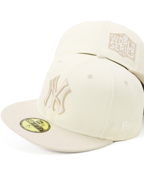 NEW ERA（ニューエラ）の「ニューエラ キャップ 59FIFTY ONSPOTZ別注（キャップ・メンズ・ホワイト系その他/ホワイト/ホワイト系その他2/ホワイト系その他3・7 3/8/7 1/4/7 1/8/8/7 7/8/7 3/4/7 5/8/7 1/2/7）」の2枚目の写真