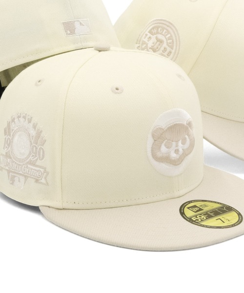 NEW ERA（ニューエラ）の「ニューエラ キャップ 59FIFTY ONSPOTZ別注（キャップ・メンズ・ホワイト系その他/ホワイト/ホワイト系その他2/ホワイト系その他3・7 3/8/7 1/4/7 1/8/8/7 7/8/7 3/4/7 5/8/7 1/2/7）」の4枚目の写真