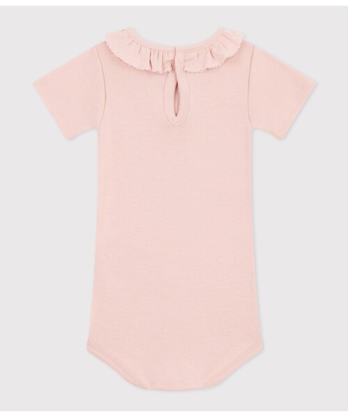 めいちゃん！プチバトー　衿つきショートロンパース　24m 他1点 PETIT BATEAU（プチバトー）の「プリントショートロンパース