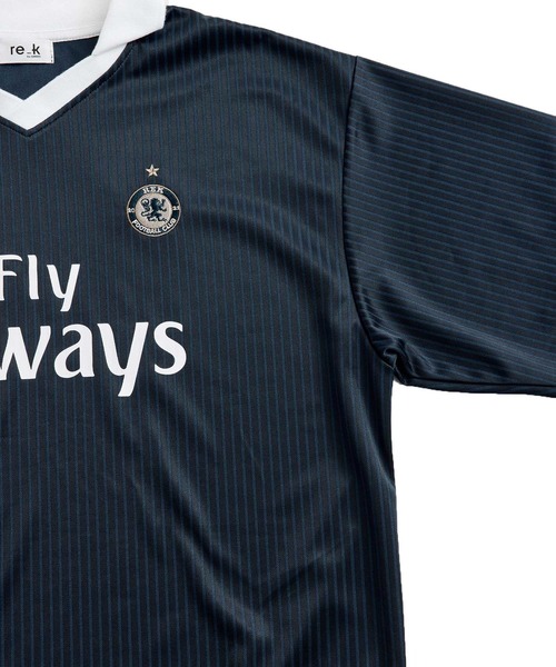 re_k by JUNRED（レクバイジュンレッド）の「re_k by JUNRED / ロングスリーブフットボールゲームシャツ（Tシャツ/カットソー・メンズ・ホワイト/レッド/ネイビー・S/M/L）」の16枚目の写真