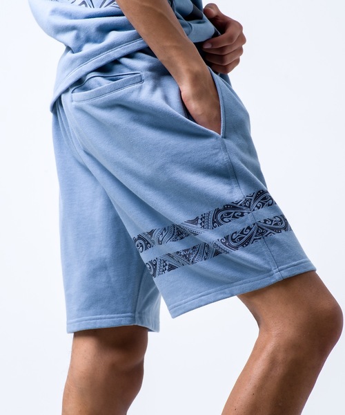 Hurley (ハーレー)の「【Hurley:ハーレー】M TERRY TRIBAL BP SHORTS ロゴスウェットショーツ 吸汗速乾(スウェットパンツ・メンズ・ヘザーグレー/ブラウン/ブルー・LARGE/MEDIUM/SMALL/X-LARGE)」の8枚目の写真