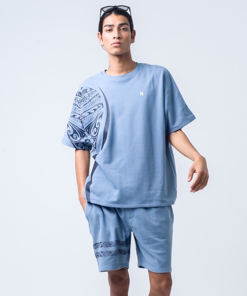 Hurley (ハーレー)の「【Hurley:ハーレー】M TERRY TRIBAL BP SHORTS ロゴスウェットショーツ 吸汗速乾(スウェットパンツ・メンズ・ヘザーグレー/ブラウン/ブルー・LARGE/MEDIUM/SMALL/X-LARGE)」の7枚目の写真